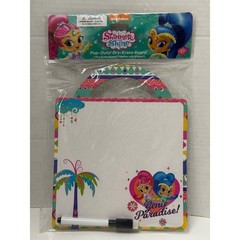 Nickelodeon Shimmer and Shine Pop-Outz Dry-Erase Board Genie Paradise Set New