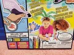 Goliath Spray Art Deluxe Set Portable Airbrush Spray Art 15 Pc Art & Craft Kit