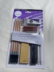 Daler-Rowney Simply… Sketching Set PENCIL ART SET NEW FREE Shipping In USA