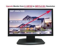 1stPV 23.6″ Super HD 5MP 16:9 Professional Security Monitor, 1 HDMI, 2 BNC In…