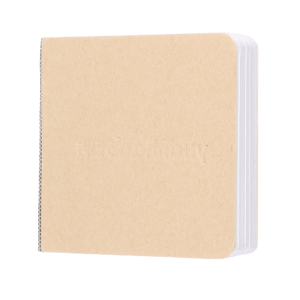 3.2×3.2″ Watercolor Sketchbook, 58 Sheets/116 Pages 230GSM/110lb, Brown
