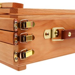 Adjustable Storage Box Easel,Painting Board Stand with Drawers,Storage Box Easel