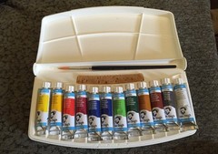 Talens Van Gogh Watercolor, 10ml, 12 Tube Pocket Box Set