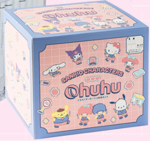Ohuhu x Sanrio 80 Color + 1 Blender Brush & Fine Marker Set Pastel Tones