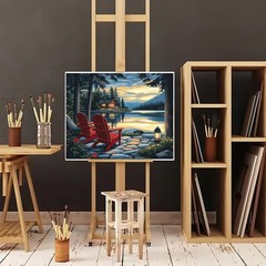 Paint by Numbers Kit for Adults DIY Oil Painting 6×10 inch Wall Art Decor Gift