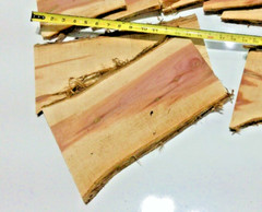 RED AROMATIC CEDAR Live Edge Mini SLABs 1/2″ Thick Kiln Dried 10lbs SHIPs FREE!