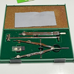 Jasco Vintage Compass Set In Original Case ( Made in Czechoslovakia )