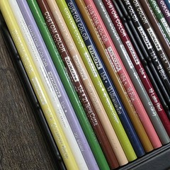 Dixon Custom Color Pencils Thick Lead No. 1424 Smearproof 24 Pack Vintage RARE
