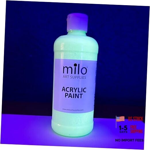 Glow in the Dark Acrylic Paint | Clear Phosphorescent Glow in the Dark 16 oz