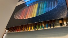 Vintage Berol Prismacolor Set Of 24 Thick Lead Colored Pencils
