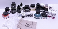 Calligraphy Ink Lot Drawing Ink Speedball Yasutomo Ecoline Zig misc.