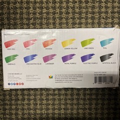 Studio Acrylic Craft Paint, 60ml Bottle, Set of 12 Iridescent Colors