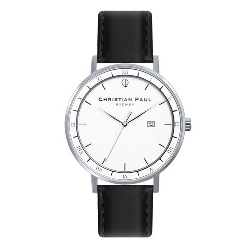 Christian Paul ALPHA A004BKSSV 43mm Watch 5ATM 2-Year Warranty