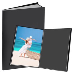 Large 18″x24″ Art Portfolio Binder with 30 Plastic Sleeves Display 60 Pages
