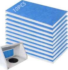 10 Pieces Paint Booth Filters,Portable Spray Booth Filter, Paint Booth Exhaus