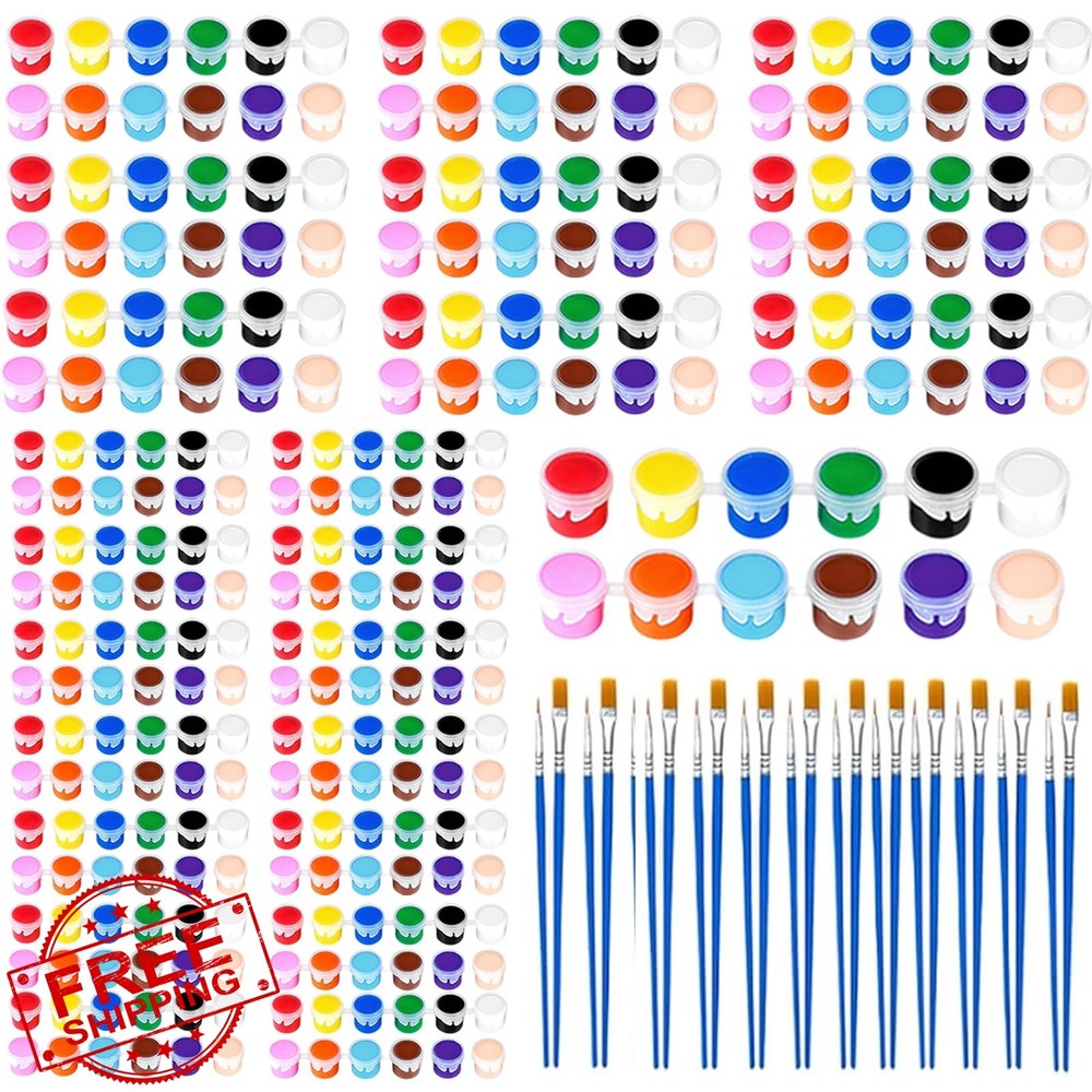 Duyabe 24 pack mini acrylic paint set 336 pcs