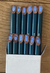 RARE 1 Box of 12 KAC904 Light Blue Berol Karisma Aquarelle Watercolour Pencils