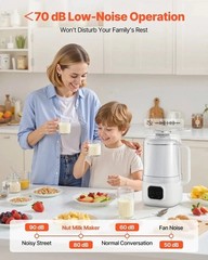 8-in-1 Nut Milk Maker, 34 oz Soy Milk Maker with 200W Blending, for Homemade