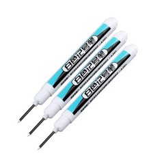 1/3PCS White Permanent Marker Pens 0.7/1.0/2.5mm Paint for Art Crafts