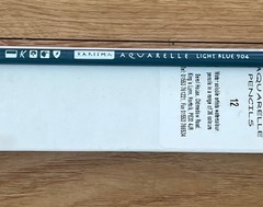RARE 1 Box of 12 KAC904 Light Blue Berol Karisma Aquarelle Watercolour Pencils
