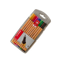 Stabilo Point 88 Fineliner Pen 0.4mm 10 Color Set Wallet Casing – Germany