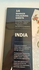 New/Sealed INDIA 16 Marker Colouring Sheets Pepin Felt Tip Pens/Markers