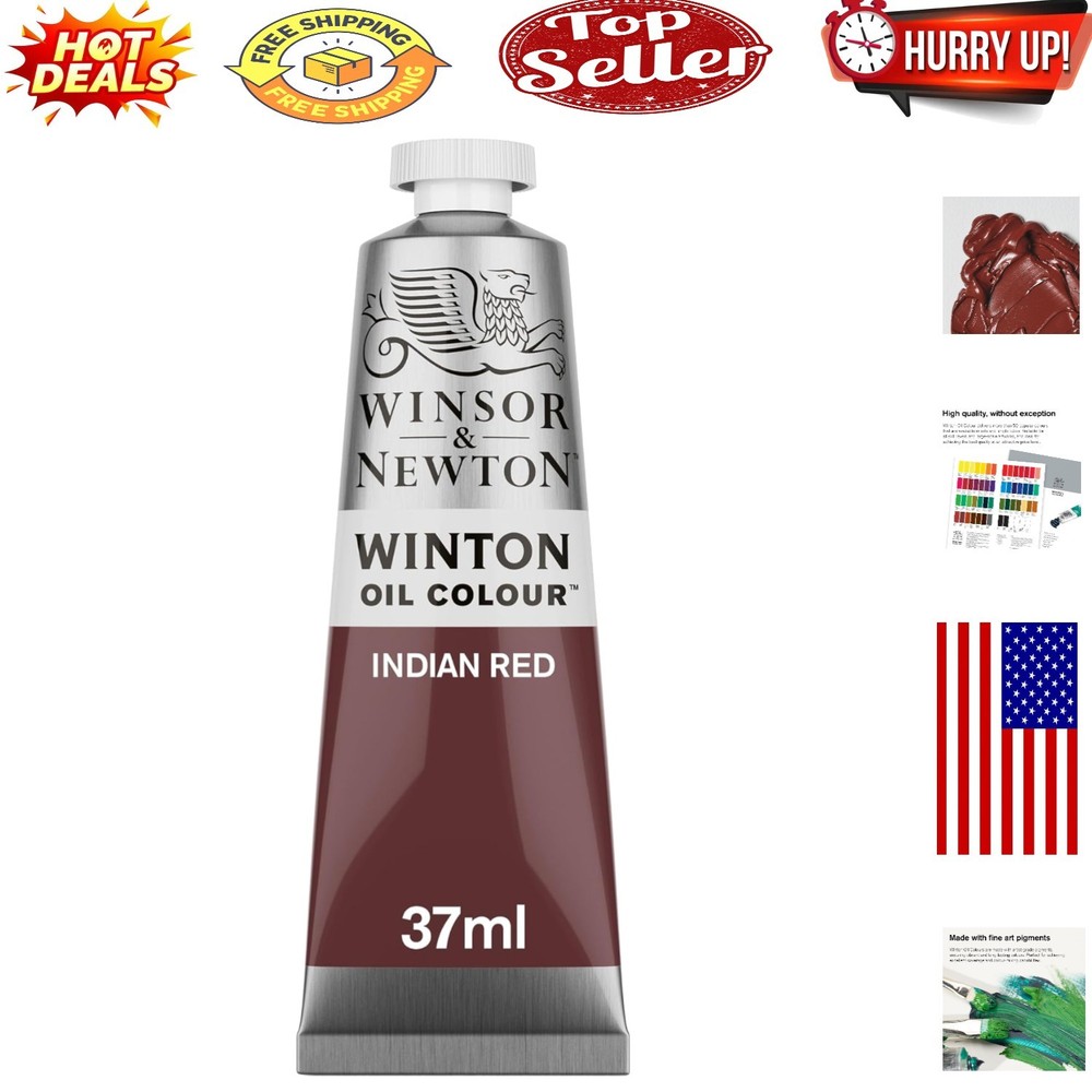 Indian Red Satin Oil Color – 37ml Tube
