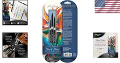 Susan Louise Moyer 3pc Watercolor Brush Set, Squirrel Hair Blend, Sizes 4, 8, 12