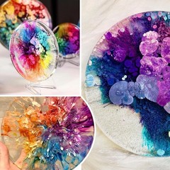 Alcohol Ink Set,15 Colors Alcohol Inks for Resin,Highly Concentrated Alcohol Bas