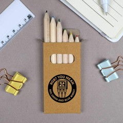 6 x ‘RGB. You Mean Red, Green and Blue Wires’ Short Colour Pencils (PE00077630)