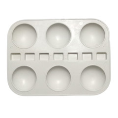 5 Pieces Paint Tray Palette Plastic for Kid Adult Student Acrylic Oil Watercolor