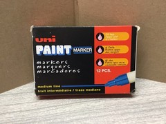Uni PX-20 Paint Markers- Orange- PACK Of 12