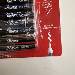 Creative Markers, Water-Based Acrylic, Brush Tip, Assorted Colors, 12