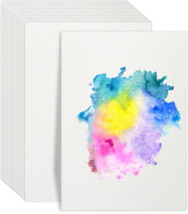 120 Sheets Watercolor Paper, 8.5″ X 11″ 140 Lb/300 GSM Cold Press Watercolor Pap