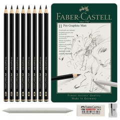 Faber Castell Pitt Graphite Matte Pencil Set 11 Piece