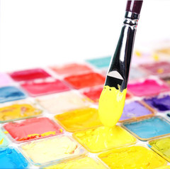 Red Sable Filbert Paint Brushes 6Pcs for Watercolor, Acrylic, Oil, Tempera and G