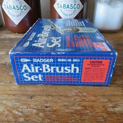 Vintage Badger 200-3 Airbrush Set VG (No Propel)