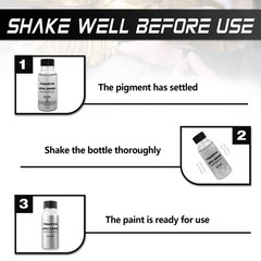 Liquid Silver Leaf Paint Kit – Alcohol-Based Quick Dry Ultra Shiny Metallic