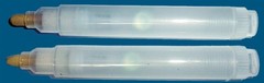 3 Easy to Re-fill 6mm reversible tip nib make your own paint pen maker