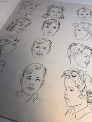 101 Heads In Pen, Pencil & Brush Drawing Instruction Walter Foster Vintage 1950S