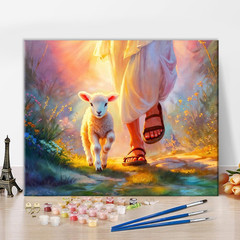 DIY Paint by Numbers for Adults Art Religious Christianity Adults’ Paint by Numb