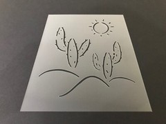 Cactus #14 Stencil 10mm or 7mm Thick, Crafts, Cacti, Desert, Succulent