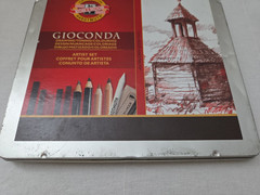 KOH-I-NOOR Hardtmuth Gioconda Art-Set 8899 Drawing/Sketching/Toning Set ~ Used