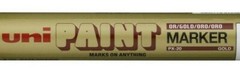 Gold Metallic oil based Paint Marker pen leaf leafing autograph Uni Paint PX-20