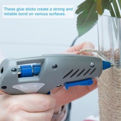 4×0.27 Inch Hot Glue Sticks, 8 Pcs Hot Glue Gun Sticks, Deep Red