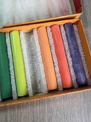 Vintage Crayola An-Du-Septic Paper Chalk Dustless Multicolor Binney & Smith