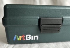 ARTBIN Green Artist Supplies Storage Case w/ DIVIDER TRAY Drawing Painting Bead