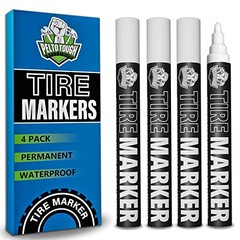 White Tire Paint Marker Pens Permanent