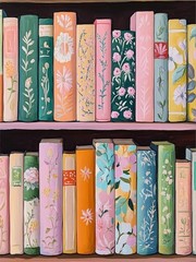 Book Paint by Numbers Kit for Adults DIY Reading Canvas Art 16×20 Inches