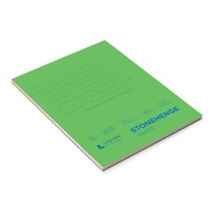 Stonehenge White Paper Pad 9×12 Inch 15 Sheets for Drawing and Printmaking